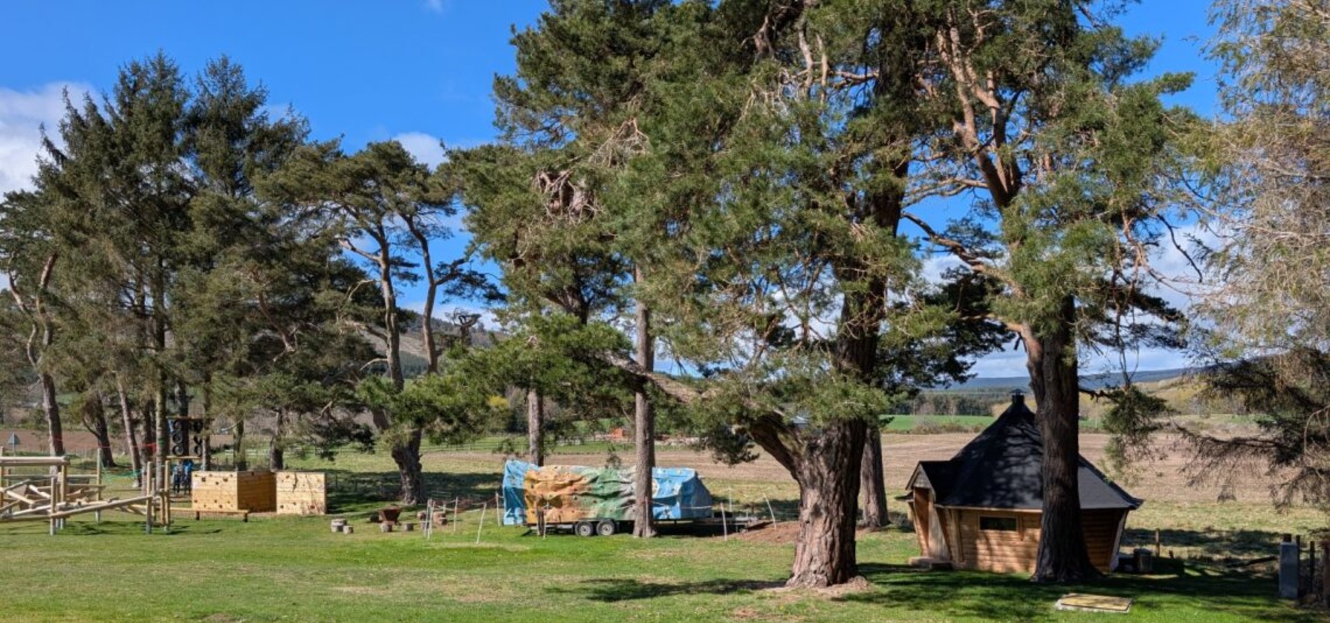 view of building and grounds from the road